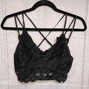 Anemone black bralette size L